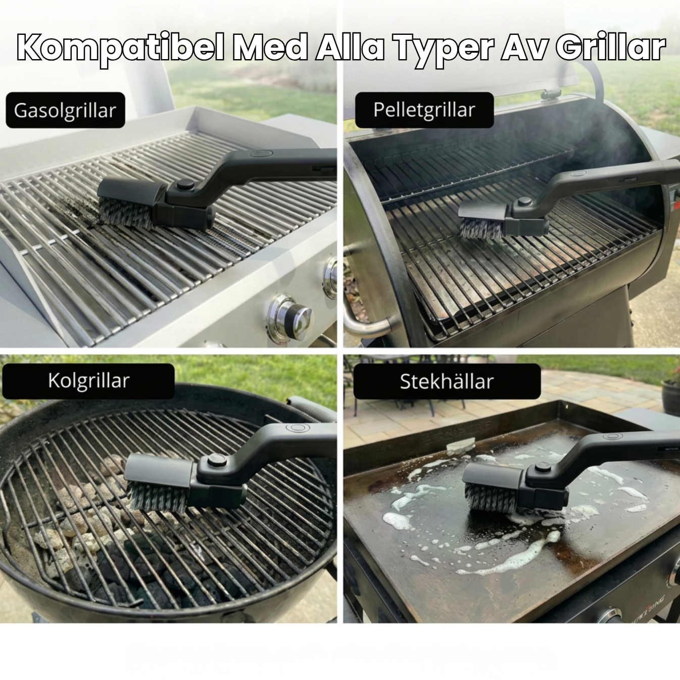 EliteClean360™ - Elektriskt Grillborste